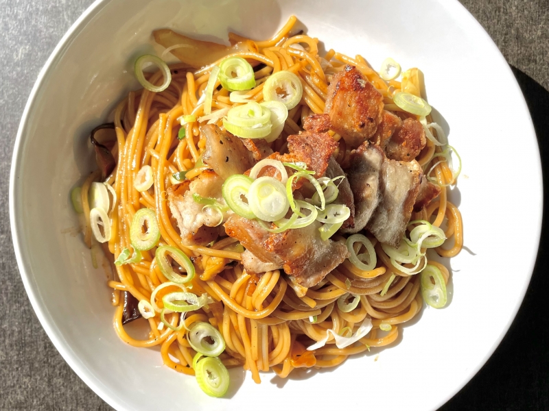 Fafülgombás pirított tészta omlós császárral